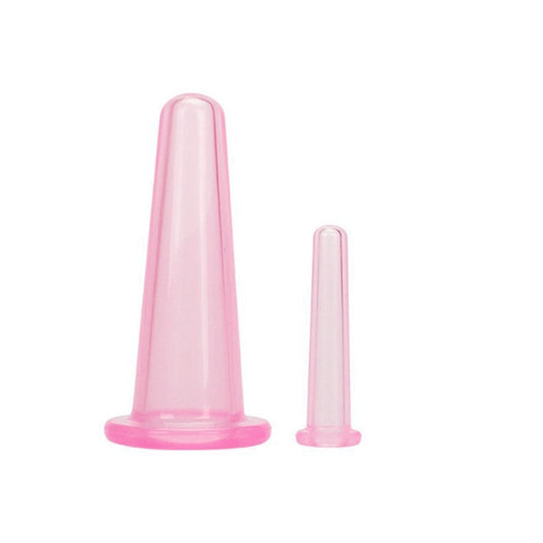 2pcs Silicone Cupping Suction Can Vacuum Face Massage Cup for Facial Leg Arm Relaxation Household Health Care Tool