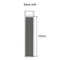 Solid Carpenter Pencil Set Built-in Sharpener with 6 Refill Leads Mechanical Pencil Marking Tool Kit for Woodworking Architect