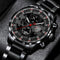 Fashion Mens Sports Watches for Men Business Stainless Steel Quartz Wrist Watch Luxury Man Casual Luminous Clock часы мужские