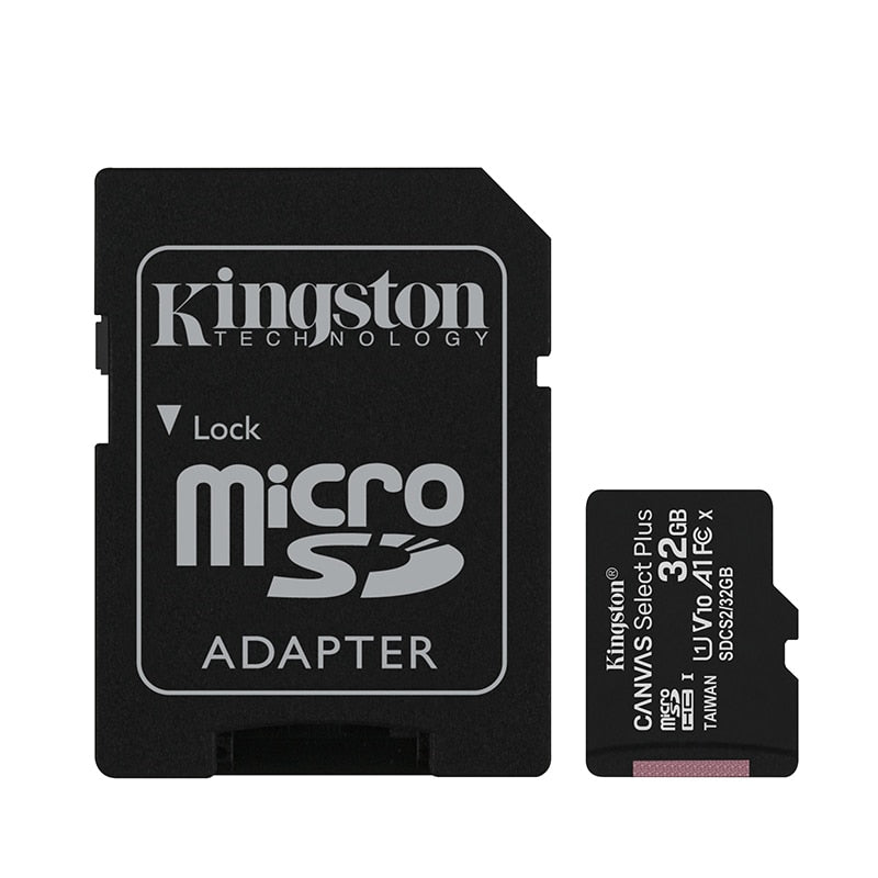 Kingston Memory Card 128GB 32GB SDCS2 TF 64GB 256GB SDCS2 Micro SD Card 100MB/S Reading Speed Class 10 Flash Card SD