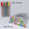 50pcs Reusable Eyelash Brush Tube Eye Lash Brush Eyebrow Brush Resin Drill Replaceable Mascara Wand Brushes Dust-proof