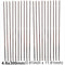 20 Pcs Stainless Steel Metal Cable Ties Exhaust Wrap Coated Locking Metal Zip-Exhaust Multifunctional Locking Cable Ties