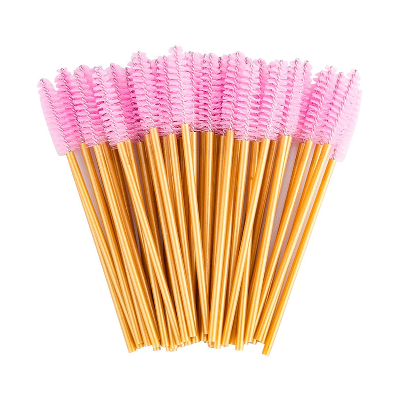 100/50Pcs Disposable Eyelash Brushes Eyelashes Extension Tools Eyebrow Brush Mascara Wands Applicator Spoolers Eye Lash Cosmetic