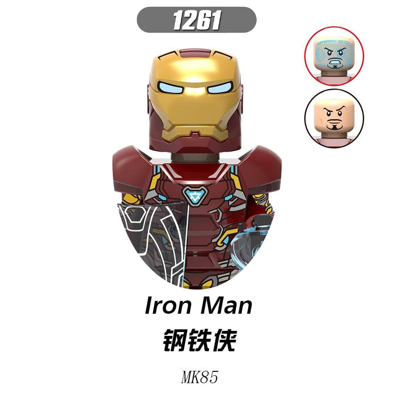 XH1261 Building Blocks Disney Anime Bricks Mini Action Toy Figures Assemble Blocks Kids Child Toys Gift