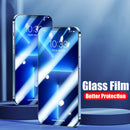4Pcs Full Cover Protective Glass For iPhone 11 12 13 14 Pro Max Screen Protector For iPhone XS XR 6 7 8 Plus Tempered Glass Film