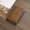 Custom Name Business Bank Credit Card Holder Men Wallet Coin Leather Wallet RFID Aluminium Box CardHolder with Money Clips Purse