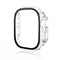 Glass+case For Apple Watch Ultra 49mm strap smartwatch PC Bumper+Screen Protector Tempered Cover iwatch series band Accessories