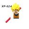 KT1007 KT1009 KT1011 KT1020 KF6142 Dragon Ball Z Goku Vegeta Trunks Kuririn Mini Action toy Figures Kids Assemble dolls Gifts