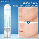 AUQUEST Salicylic Acid Acne Face Cream Skin Care Hyaluronic Acid Black Dots Acne Pimple Remove Treatment Cream Beauty Health