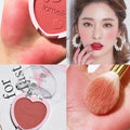 Blush Makeup Love Palette 4 Color Mineral Powder Peach Red Rouge Lasting Natural Hawthorn Cheek Tint Waterproof Blusher Cosmetic
