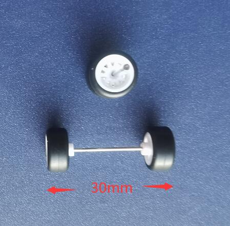 4PCS 1/64 Scale Alloy Car Model 5.2mm/11mm Size Rubber Tires + Wheels + Axles for Modified 1:64 Matchbox/Domeka/HW Model Cars