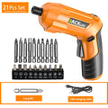 Electric Screwdriver Battery Rechargeable Cordless Screwdriver Powerful Impact Wireless Screwdriver Drill Electric Screw Driver