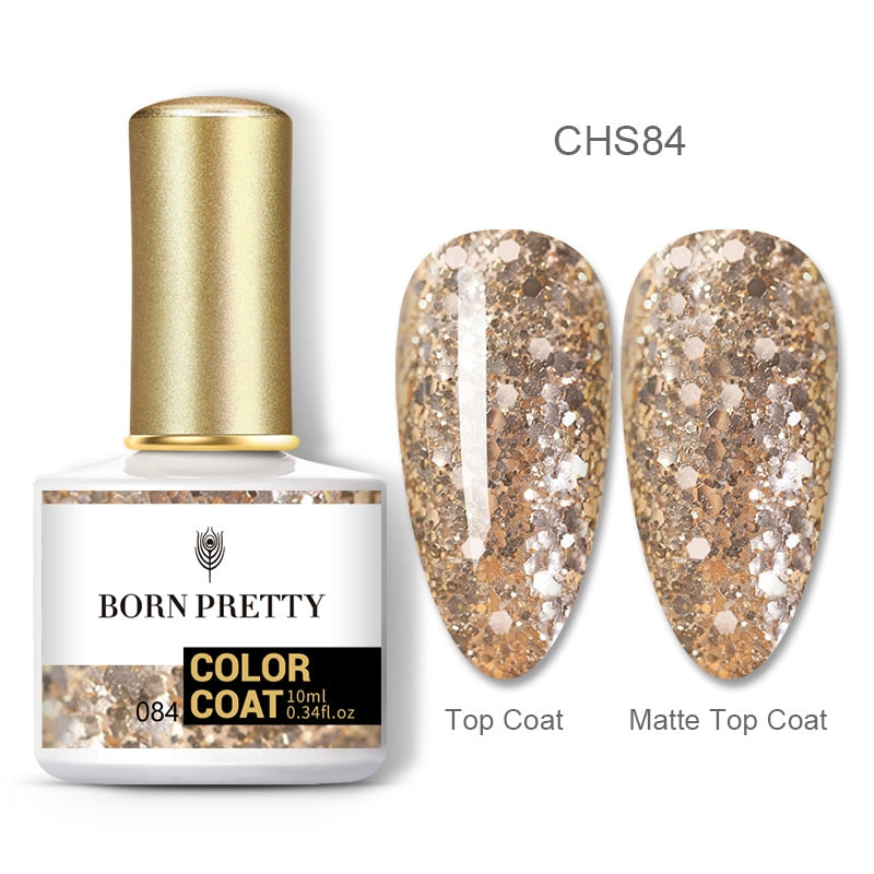 BORN PRETTY Nail Gel 120Colors 10ml Gel Nail Polish Soak Off UV LED Gel Varnish iridescent Shining Nagel Kunst Gellack