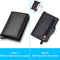Carbon Fiber Rfid Card Holder Men Wallets Money Bag Male Vintage Black Male Purse 2022 Small Leather Mini Slim Wallets Walets