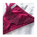 Bloemen Geborduurde Sexy Slipje Lage Taille G String Verleiding Dunne Vrouwen Ondergoed Naadloze Sex Hollow Out Slips Thong