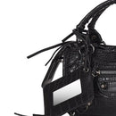 New Arrival Mini Small Motorcycle Bags Crossbody for Women Pu Soft Leather Brand Girls Shoulder Bags Black Hand Bags Tote