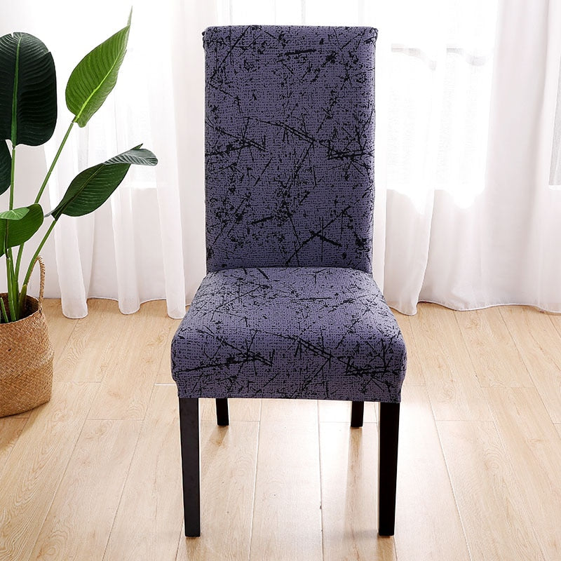 Spandex Chair Cover Stretch Home Dining Elastic Floral Print Chair Covers Multifunctional Spandex Elastic Cloth Universal Size