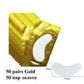 50/100pairs Eyelash Extension Paper Patches Grafted Eye Stickers 7 Color Eyelash Under Eye Pads Eye Paper Patches Tips Sticker