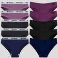 10PCS/Set Women&#39;s Underwear Cotton Panty Sexy Panties Female Underpants Solid Color Panty Intimates Women Lingerie S-4XL