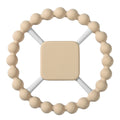 1pc Baby Teether Silicone Bracelet BPA Free  Cute Animal Silicone Pendant Wood Ring  Teething Rattle for Baby Accessories Toys