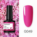 GELFAVOR Gel Nail Polish Glitter 8ML Semi-permanent Varnish Hybrid UV Nail Gel Polish For Manicure Nail Art Design Gel Varnishes