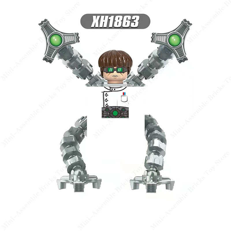 X0328 heroes blocks Disney anime movies X1833 X1835 X1836 mini action toy figures Assembly Toys bricks kids collection gifts