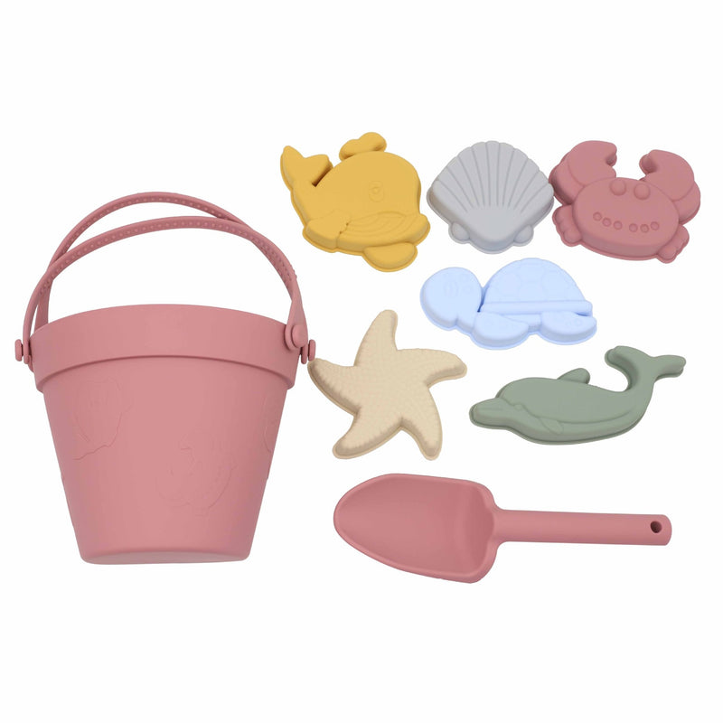 Children Summer Toys with Cute Animal Model Ins Seaside Beach Toys Rubber Dune Sand Mold Tools Sets Baby Bath Toy Kids Swim Toy
