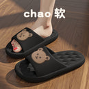 Graffiti Women Slippers Summer Slide Cartoon Shoes EVA Outdoor Women Slides Soft Thick Soled Non-slip Pool Indoor Home Slippers