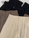 Yitimoky 2022 Fall Pants Women Korean Style Casual High Waist Korean Fashion Office Ladies Elegant Black Straight Suit Trousers