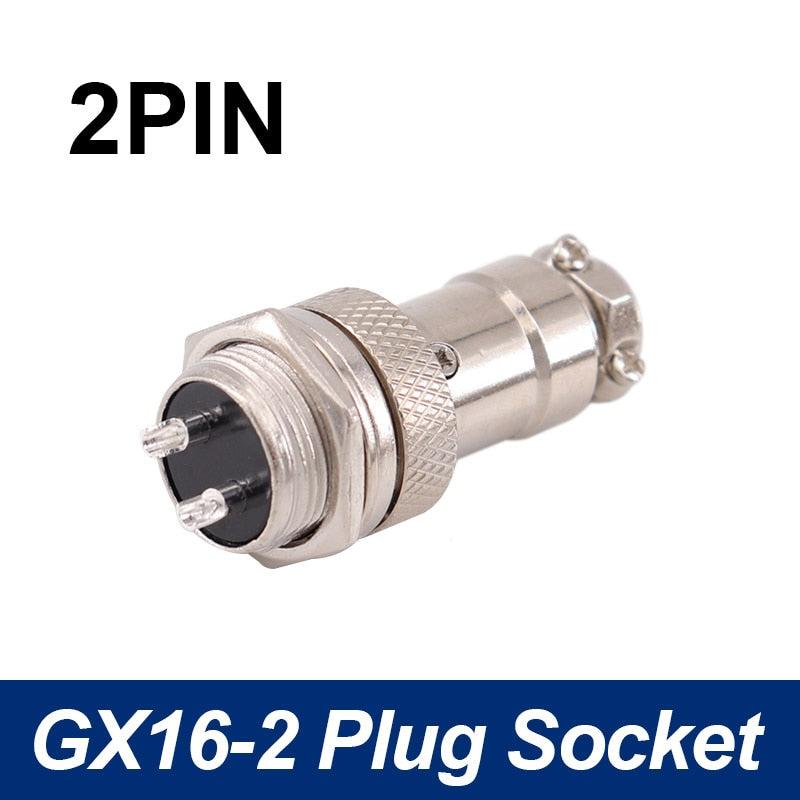 5/8&quot; GX16  Aviation Circular Connector  2Pin3pin4pin 5pin6pin7pin8pin9pin10pin Male &amp; Female Diameter 16mm L73 RS765 DF16 M16