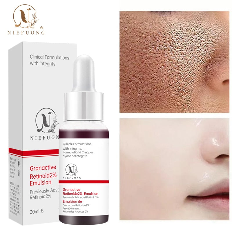 NIEFUONG Face Serum Replenishment Moisturize Shrink Pore Brighten Skin Care Firming Facial Essence