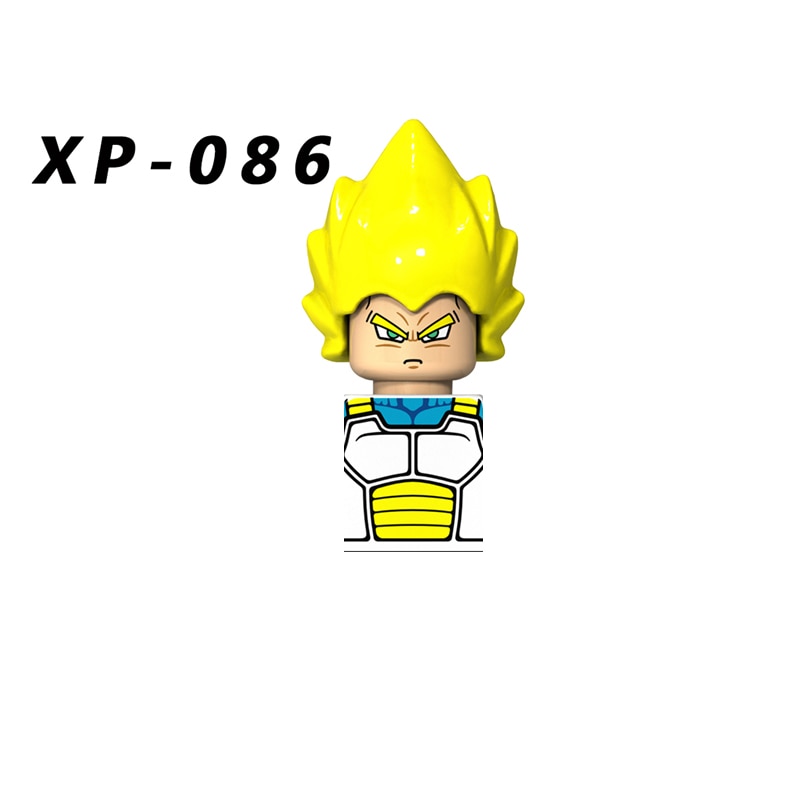 KT1007 KT1009 KT1011 KT1020 KF6142 Dragon Ball Z Goku Vegeta Trunks Kuririn Mini Action toy Figures Kids Assemble dolls Gifts