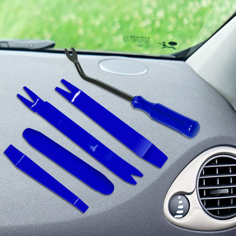 Portable 4/5Pcs Auto Car Door Clip Trim Removal Tools Kits Plastic Radio Panel Trim Disassembly Tool Car Interior Repairing Tool