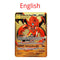 10000HP Arceus Vmax DIY Golden Pokemon Cards in English Iron Metal Pokmo Letters Kids Gift Game Collection Cards