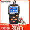 KONNWEI KW650 Car Motorcycle Battery Tester 12V 6V  Battery System Analyzer 2000CCA Charging Cranking Test Tools for the Car