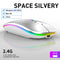 Wireless Mouse USB Rechargeable Bluetooth-compatible RGB Mouse Silent Ergonomic Mouse With Backlight For Laptop PC ipad
