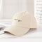 Cotton Women Baseball Cap Letter Embroidery Outdoor Visor Sun Hat Unisex Solid Color Simple Hip Hop Cap Adjustable Casual Bonnet
