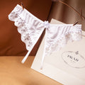 Sexy Crotch Opening Women&#39;s Panties Lingerie Lace Bowknot G-string Thong Floral Temptation Underwear for Ladies Erotic Pantys