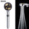 Strong Pressurization Spray Nozzle Water Saving  Rainfall 360 Degrees Rotating With Small Fan Washable Hand-held Shower Head