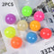 4-pcs Luminous Sticky Target To Vent Artifact Ball Sticky Wall Ball Suction Top Ball Toy Then Throwing Decompression Ball