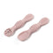 Baby Meal Spoon Set Food Grade Silicone Sticky Spoon Children Sticky Spoon Soup Spoon Fruit Color Silicone Training Spoon