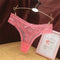 Women Sexy Lace Jacquard Thong Women&#39;s Underwear Cotton Crotch Seamless Panties with Bow Transparent G String трусы женские