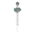 2021New Baby Pacifier Clip Newborn Linen Cotton Animal Wooden Pacifier Chain Nipple Soother Dummy Eco-friendly Material Holder