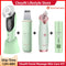 CkeyiN EMS Light Therapy Beauty Machine Facial Massager + Ultrasonic Skin Scrubber + Blackhead Remover + Nano Spray Face Steamer