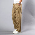 Loose Straight men pants summer Tactical Cargo Pants Multiple Pockets Fitness Work Male Trousers Streetwear Big Size 5XL