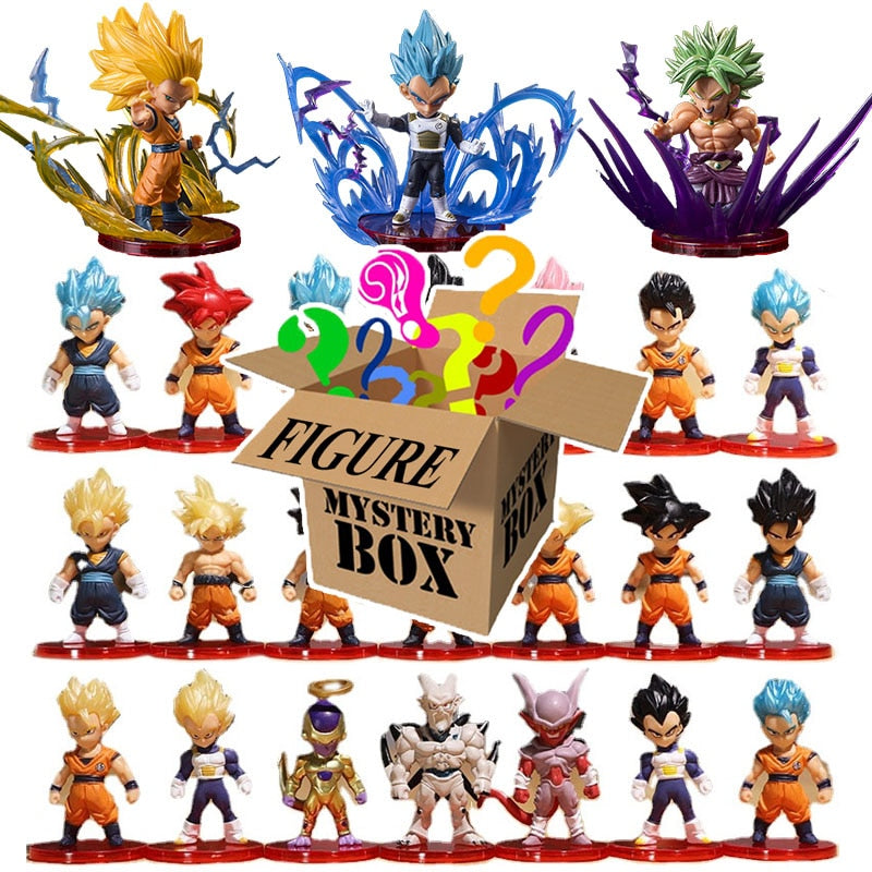 Dragon ball  Figure Anime Figure Blind Box Mystery Box  Figure Lucky Box Anime Mini Cute Figure about 5cm