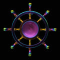 Hot Rainbow Metal Fidget Spinner Zinc Alloy Colorful Hand Spinner Antistress Toys for Children Adult Gifts for Children Adult