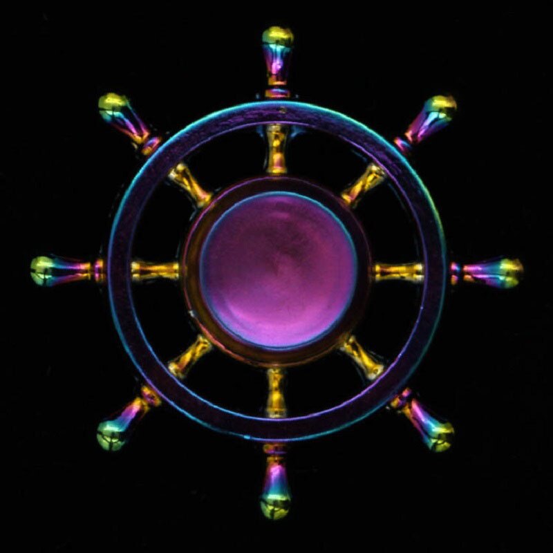 Hot Rainbow Metal Fidget Spinner Zinc Alloy Colorful Hand Spinner Antistress Toys for Children Adult Gifts for Children Adult