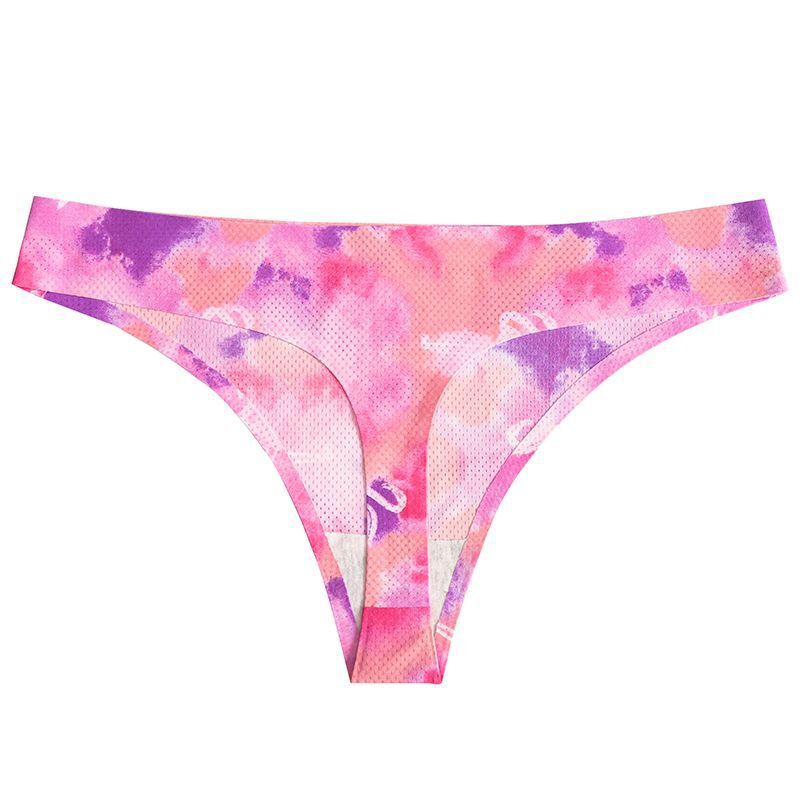 Lady Print Lovely Panties Women Cotton Seamless Underwear for Female Sexy Low Ries G-String Thongs Comfort Briefs Lingerie