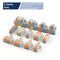 5PCS Universal Compact Wire Connector Splitter Quick Electrical Cable Splice Terminal Block For 28-12AWG Small Wiring Connectors